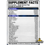 Convict Labs Death Row hardcore high stim pre workout 30 servings