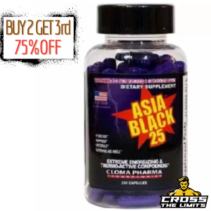 Asia Black 100 caps Cloma Pharma