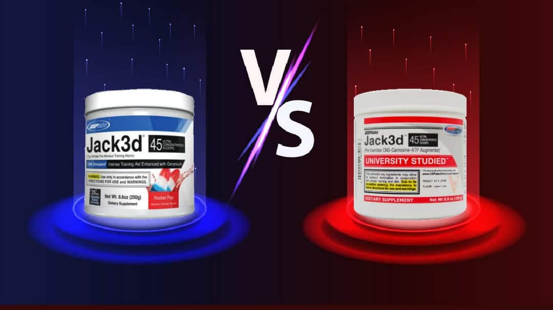 Jack3d old DMAA version vs Jack3d DMAA + DMHA version. CROSS THE