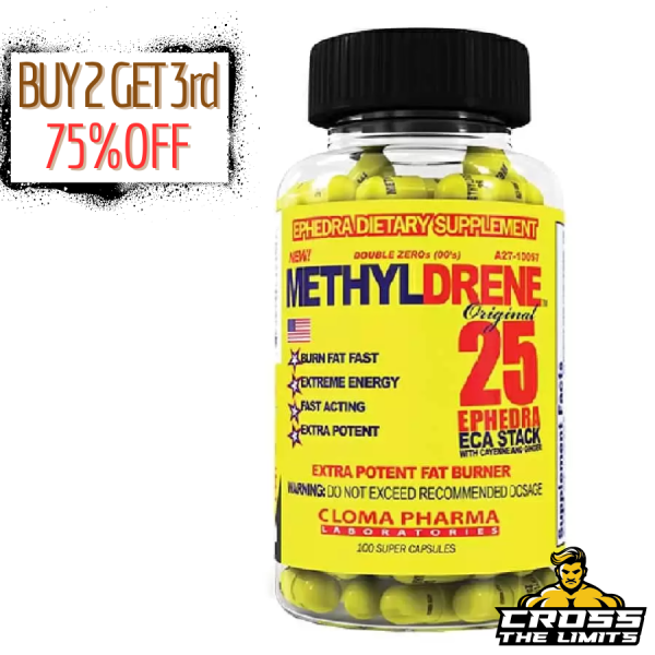 Cloma Pharma Methyldrene ECA 25 (Yellow) 100 caps