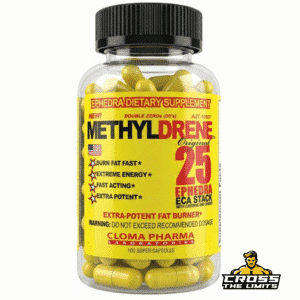 Methyldrene 25 Ephedra Cloma Pharma fat burner capsules