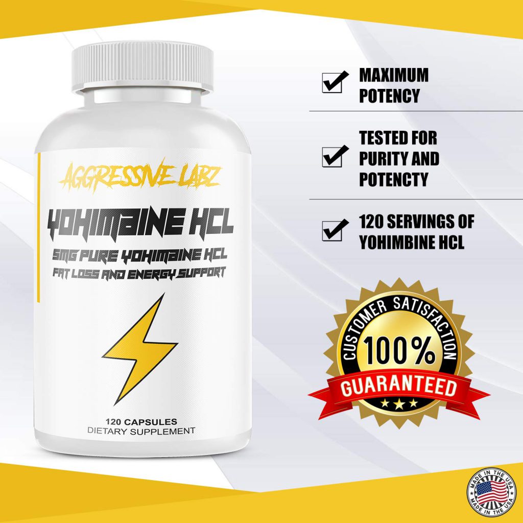 Aggressive Labs Yohimbine HCL 120 caps CROSS THE LIMITS Shop Vitamins