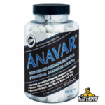 Hi-Tech Pharmaceuticals Anavar 180 tablets bottle front label controlled-release muscle support supplement