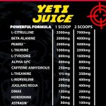 GORILLA ALPHA Yeti Juice 480g crossthelimits.co .uk 1