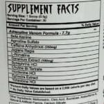 Dark.Earth .Research.Venom .Pre Workout.facts .crossthelimits.co .uk 1