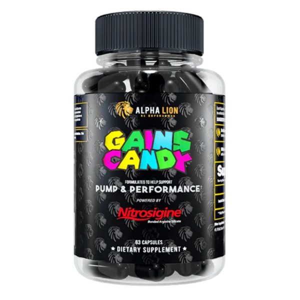 Gains.Candy™.Nitrosigine®.63.caps.NO2booster