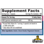 Haya Labs GABA 500 mg 100 caps Facts crossthelimits.co .uk