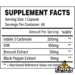 Trained By JP Nutrition Estro Control 60 Capsules Facts crossthelimits.co .uk