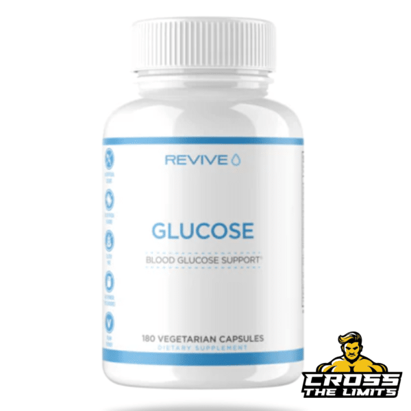 Revive MD Glucose 180 Vegetarian Capsules – Blood glucose support for optimal metabolic function.