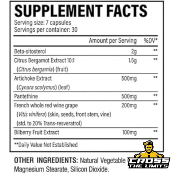 Revive MD Lipid Supplement Facts - Cardiovascular health formula with natural ingredients