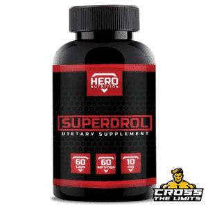 Hero Nutrition Superdrol 10mg 60 caps bottle front view