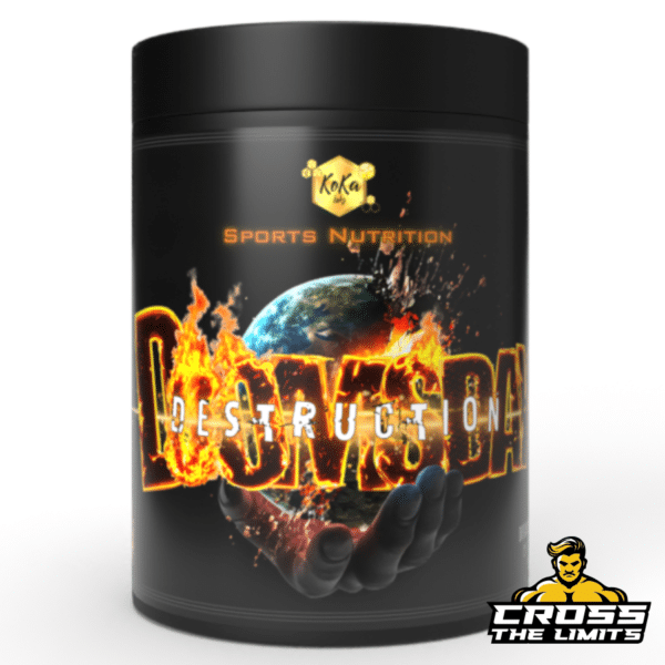 Koka Labs Doomsday Destruction pre-workout – extreme energy, endurance, and pump booster for high-intensity training