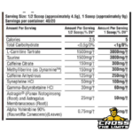 Anarchy Labs Katana Pre Workout Facts crossthelimits co uk