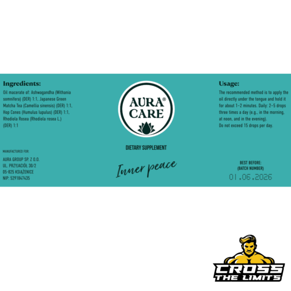 Aura Care Inner Peace – Adaptogen Formula for Calm & Balance (30ml)