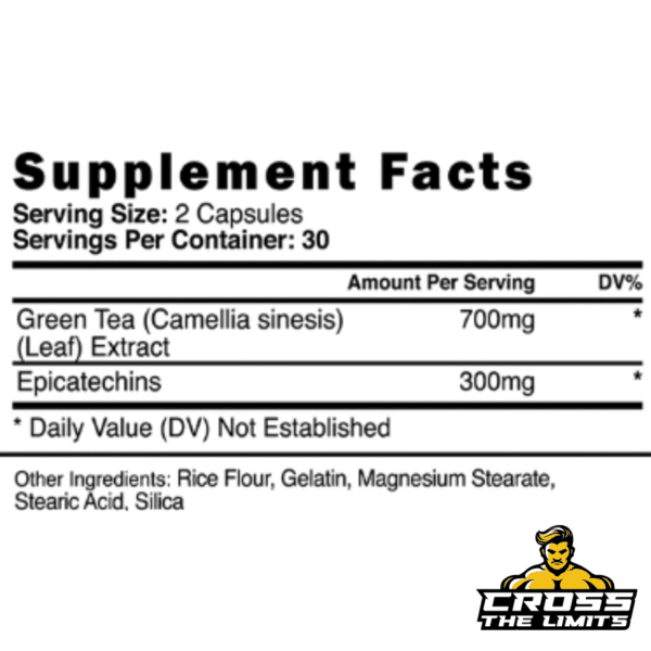 Blackstone Labs EpiCat – Supplement Facts with Green Tea Extract and Epicatechins