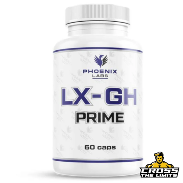 Phoenix Labs LX-GH Prime 60 caps – Advanced Anabolic Formula for Strength and Muscle Growth – Front Bottle Image