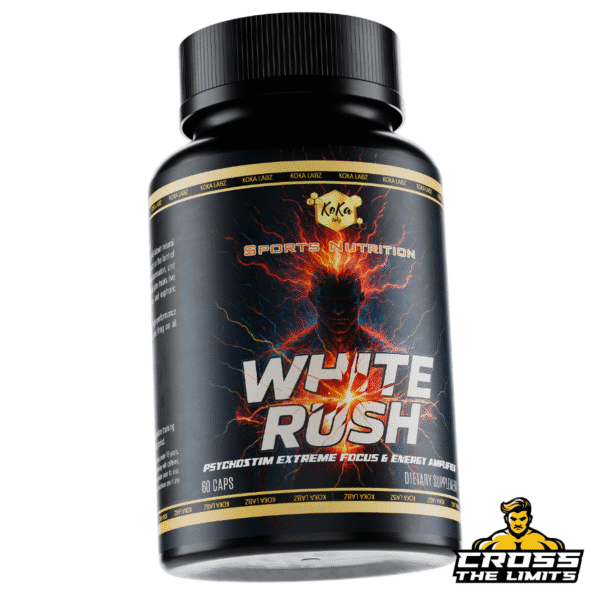 Koka Labz White Rush – 60 Capsules of High-Stim Pre-Workout and Focus Amplifier