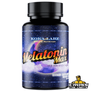 Koka Labz Melatonin Max bottle front – 10mg per capsule