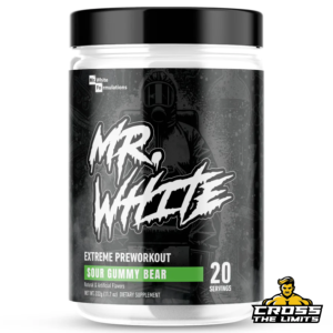 Mr. White Formulations – Extreme Preworkout (Sour Gummy Bear) front view