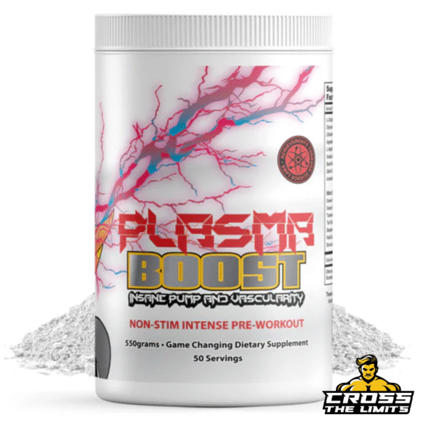 ATS Labs Plasma Boost pre-workout supplement – front label