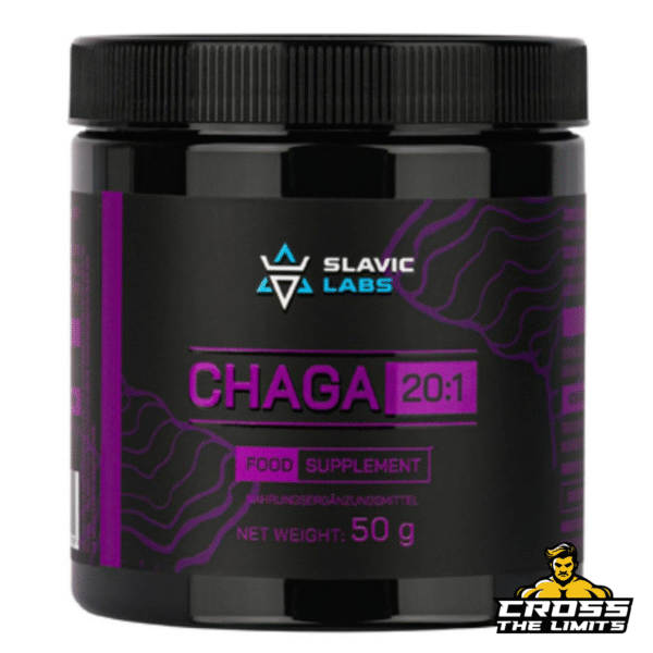 Slavic Labs Chaga 20:1 supplement jar – 50g