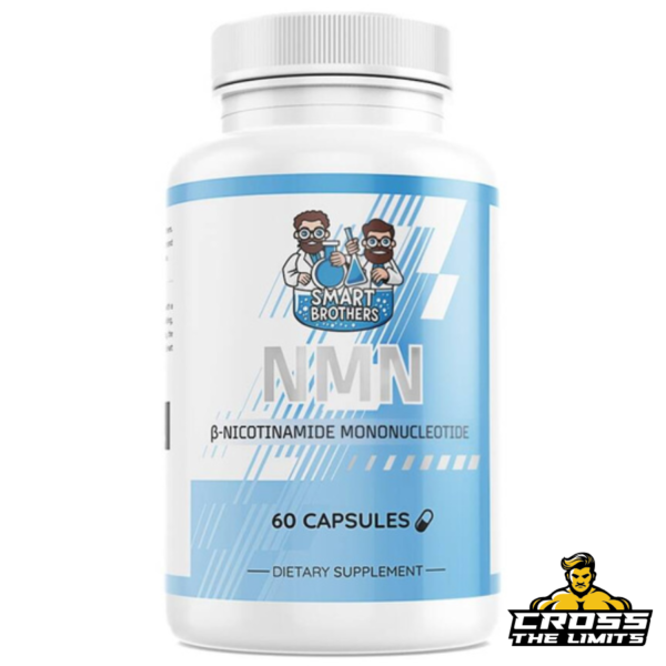 Bottle of Smart Brothers NMN – dietary supplement for NAD⁺ and energy support.