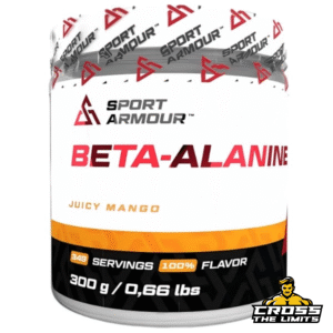 Front label of Sport Armour Beta-Alanine 300g – Juicy Mango flavour