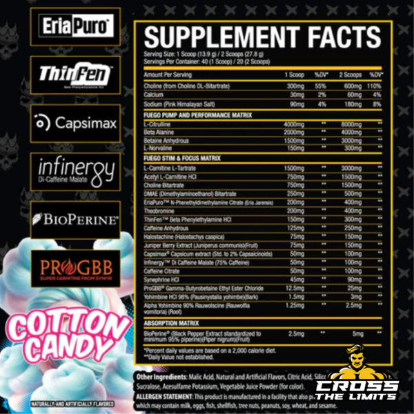 Xtremis Cartel El Jefe™ Fuego – Extreme Stim Pre-Workout - High Energy & Focus (40/20 Servings)