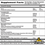 Atslabs ALV Pinche Loco Pre Workout Facts crossthelimits co uk