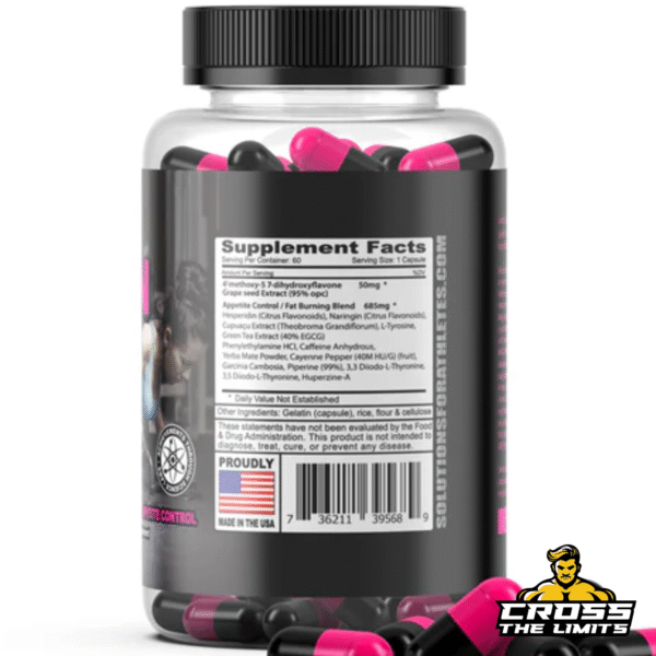 Lady Lean supplement facts and ingredient panel