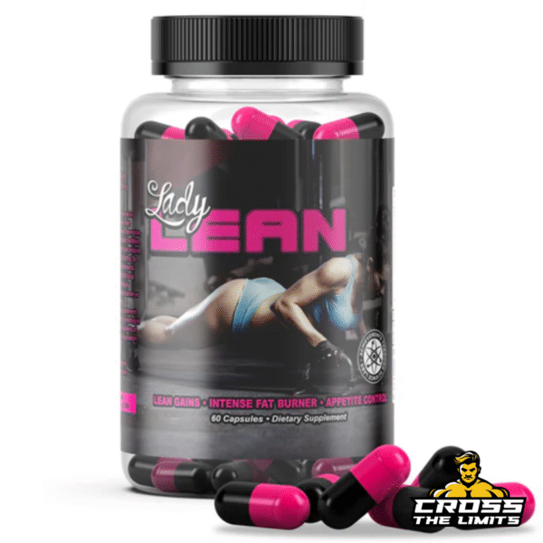 ATS Labs Lady Lean bottle front – black and pink capsule design