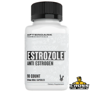Estrozole by AfterDark Pharmaceuticals – anti-estrogen supplement front label