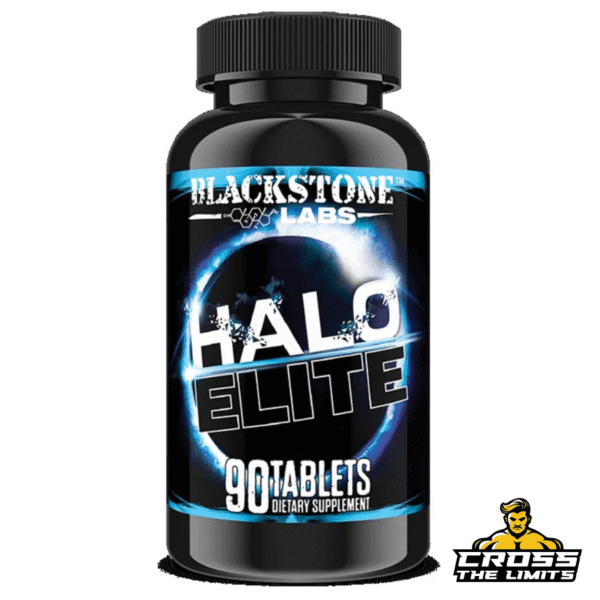 Blackstone Labs Halo Elite bottle front – 90 tablets testosterone support