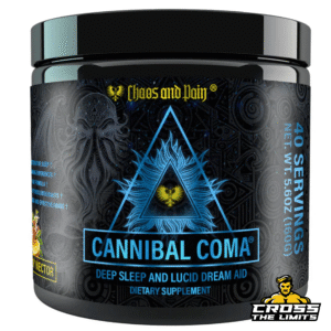 Chaos and Pain Cannibal Coma front label – deep sleep and lucid dream support
