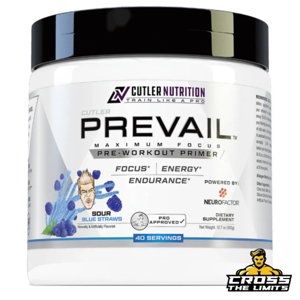 Cutler Nutrition Prevail – Sour Blue Straws front label