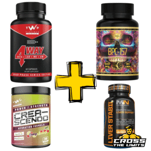 TWP 4-Way + CreaScendo + Liver Stabil + BPC-157 Supplement Stack
