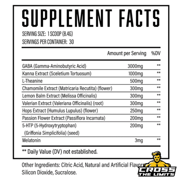 Hibernate supplement facts – full sleep support and dream aid ingredient list