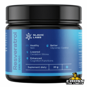 Slavic Labs Resveratrol 100:1 front label – 20g antioxidant supplement