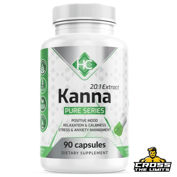 Harmony Kanna Pure Series 90 caps – front bottle label with clean design.