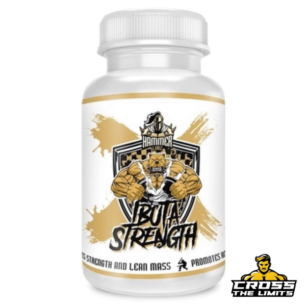 Hammer Labz Ibuta Strength MK-677 – front bottle label showing muscular gorilla.