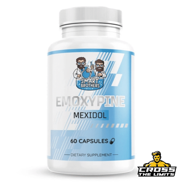 Smart Brothers Emoxypine 60 caps bottle – front view with blue and white label.
