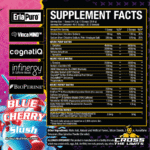 xtremis cartel el jefe™ fuego – extreme stim pre-workout - high energy & focus (40/20 servings) ingredient label 3
