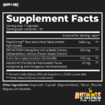 dark labs built af – (210 caps) ingredient label