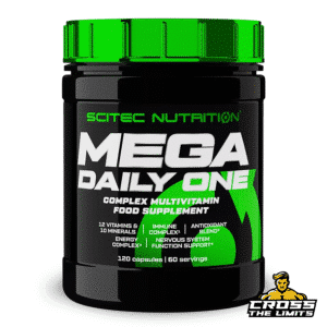 Scitec Nutrition Mega Daily One supplement facts – vitamins, minerals, antioxidants per serving – Cross The Limits UK