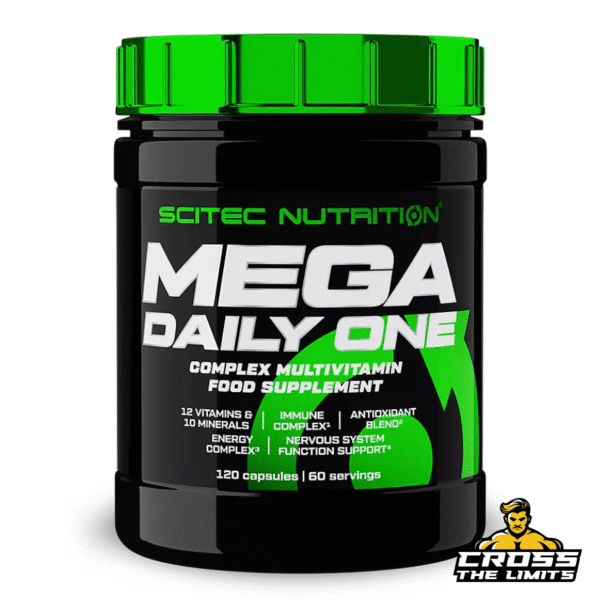 Scitec Nutrition Mega Daily One supplement facts – vitamins, minerals, antioxidants per serving – Cross The Limits UK