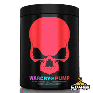 Genius Nutrition Warcry Pump 400g pre-workout supplement jar front