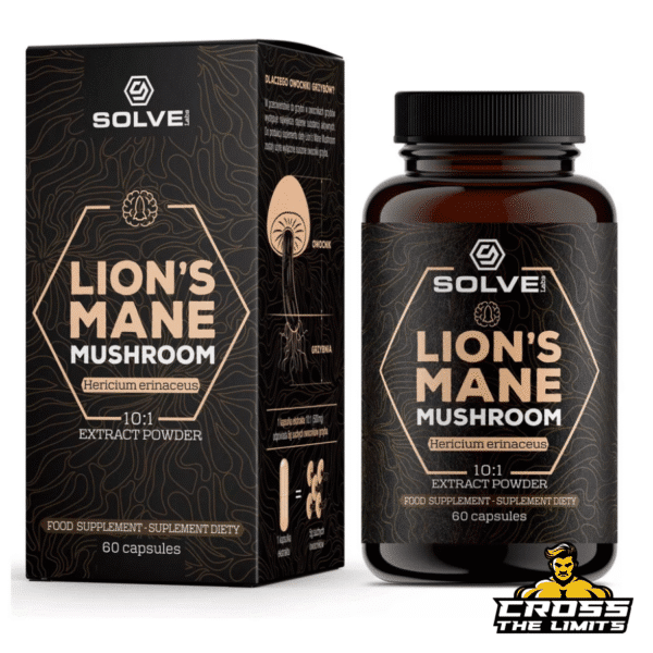 Solve Labs Lion’s Mane Mushroom 10:1 Extract 60 Capsules supplement