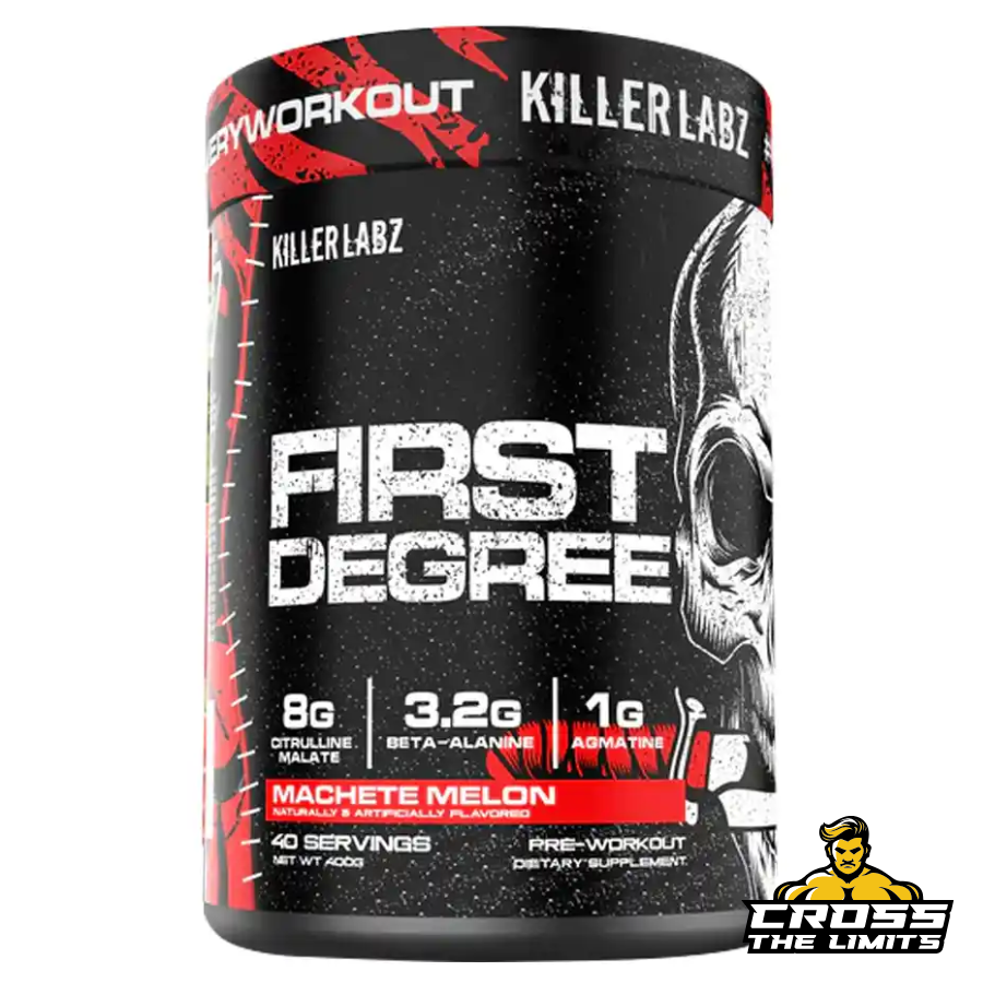 Killer Labz First Degree Pre-Workout – Machete Melon flavour – CrossTheLimits.co.uk