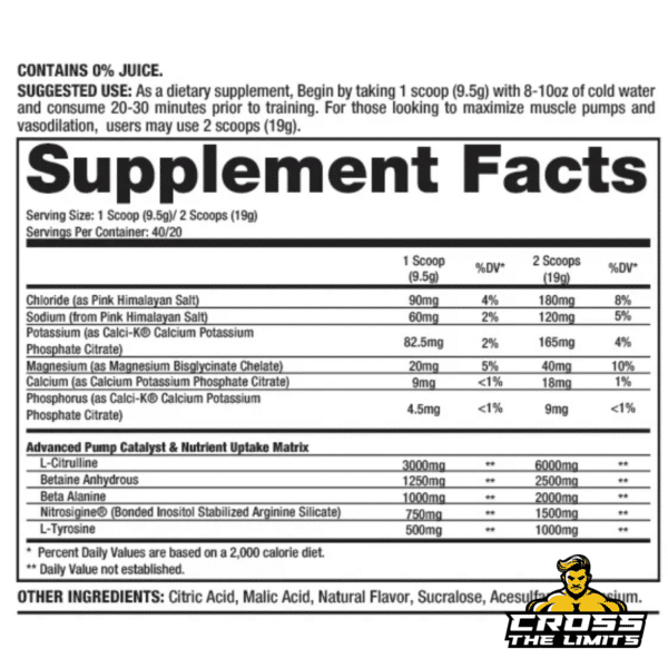Dragon Pharma Mr. Veinz Pump Pre-workout 40/20