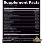 dark labs crack diamond edition 25 servings ingredient label 2